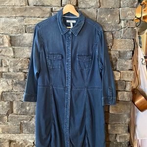 Bravissimo tensel long sleeve denim dress